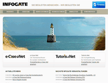Tablet Screenshot of infogate.ch